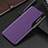 Coque Portefeuille Livre Cuir Etui Clapet L03 pour Oppo Find X5 5G Violet