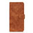 Coque Portefeuille Livre Cuir Etui Clapet L03 pour Oppo Reno4 F Marron