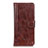 Coque Portefeuille Livre Cuir Etui Clapet L03 pour Realme 7 Marron