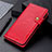 Coque Portefeuille Livre Cuir Etui Clapet L03 pour Realme Q2 5G Rouge