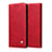 Coque Portefeuille Livre Cuir Etui Clapet L03 pour Realme X50 5G Rouge