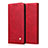 Coque Portefeuille Livre Cuir Etui Clapet L03 pour Realme X50m 5G Rouge