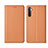 Coque Portefeuille Livre Cuir Etui Clapet L03 pour Realme XT Orange