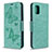 Coque Portefeuille Livre Cuir Etui Clapet L03 pour Samsung Galaxy A31 Vert