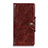 Coque Portefeuille Livre Cuir Etui Clapet L03 pour Samsung Galaxy M31 Prime Edition Marron