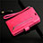 Coque Portefeuille Livre Cuir Etui Clapet L03 pour Samsung Galaxy S20 Plus 5G Rouge