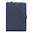 Coque Portefeuille Livre Cuir Etui Clapet L03 pour Samsung Galaxy Tab S5e 4G 10.5 SM-T725 Bleu