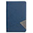 Coque Portefeuille Livre Cuir Etui Clapet L03 pour Samsung Galaxy Tab S6 Lite 4G 10.4 SM-P615 Bleu