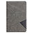 Coque Portefeuille Livre Cuir Etui Clapet L03 pour Samsung Galaxy Tab S6 Lite 4G 10.4 SM-P615 Gris