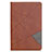 Coque Portefeuille Livre Cuir Etui Clapet L03 pour Samsung Galaxy Tab S6 Lite 4G 10.4 SM-P615 Marron