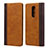 Coque Portefeuille Livre Cuir Etui Clapet L03 pour Sony Xperia XZ4 Orange