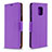 Coque Portefeuille Livre Cuir Etui Clapet L03 pour Xiaomi Redmi Note 9S Violet