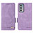 Coque Portefeuille Livre Cuir Etui Clapet L03Z pour Motorola Moto Edge 20 5G Violet