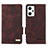 Coque Portefeuille Livre Cuir Etui Clapet L03Z pour Oppo Reno7 A Marron