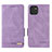 Coque Portefeuille Livre Cuir Etui Clapet L03Z pour Samsung Galaxy A03 Violet