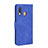 Coque Portefeuille Livre Cuir Etui Clapet L03Z pour Samsung Galaxy A40 Bleu