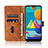 Coque Portefeuille Livre Cuir Etui Clapet L03Z pour Samsung Galaxy M02 Petit