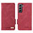 Coque Portefeuille Livre Cuir Etui Clapet L03Z pour Samsung Galaxy S21 FE 5G Rouge