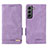 Coque Portefeuille Livre Cuir Etui Clapet L03Z pour Samsung Galaxy S21 FE 5G Violet