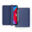 Coque Portefeuille Livre Cuir Etui Clapet L04 pour Apple iPad Air 5 10.9 (2022) Bleu