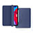 Coque Portefeuille Livre Cuir Etui Clapet L04 pour Apple New iPad Air 10.9 (2020) Bleu