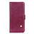 Coque Portefeuille Livre Cuir Etui Clapet L04 pour Huawei Nova 8 Pro 5G Vin Rouge