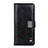 Coque Portefeuille Livre Cuir Etui Clapet L04 pour Motorola Moto G9 Plus Noir