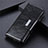 Coque Portefeuille Livre Cuir Etui Clapet L04 pour OnePlus 8T 5G Noir