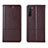 Coque Portefeuille Livre Cuir Etui Clapet L04 pour Oppo Find X2 Lite Marron