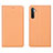 Coque Portefeuille Livre Cuir Etui Clapet L04 pour Oppo K5 Orange