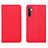 Coque Portefeuille Livre Cuir Etui Clapet L04 pour Oppo K5 Rouge