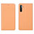 Coque Portefeuille Livre Cuir Etui Clapet L04 pour Realme X2 Orange