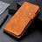 Coque Portefeuille Livre Cuir Etui Clapet L04 pour Realme X7 5G Orange