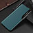 Coque Portefeuille Livre Cuir Etui Clapet L04 pour Samsung Galaxy S21 FE 5G Vert