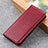 Coque Portefeuille Livre Cuir Etui Clapet L04 pour Samsung Galaxy S30 Plus 5G Vin Rouge