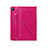 Coque Portefeuille Livre Cuir Etui Clapet L04 pour Samsung Galaxy Tab S6 Lite 10.4 SM-P610 Rose Rouge