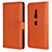 Coque Portefeuille Livre Cuir Etui Clapet L04 pour Sony Xperia XZ2 Orange