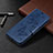 Coque Portefeuille Livre Cuir Etui Clapet L04 pour Xiaomi POCO C31 Bleu