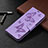 Coque Portefeuille Livre Cuir Etui Clapet L04 pour Xiaomi Redmi 9 India Violet