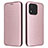 Coque Portefeuille Livre Cuir Etui Clapet L04Z pour Huawei Honor X5 Or Rose