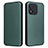 Coque Portefeuille Livre Cuir Etui Clapet L04Z pour Huawei Honor X5 Vert