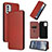 Coque Portefeuille Livre Cuir Etui Clapet L04Z pour Nokia G60 5G Petit