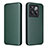 Coque Portefeuille Livre Cuir Etui Clapet L04Z pour OnePlus 10T 5G Vert