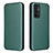 Coque Portefeuille Livre Cuir Etui Clapet L04Z pour OnePlus 9RT 5G Vert