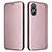 Coque Portefeuille Livre Cuir Etui Clapet L04Z pour Realme 10 4G Or Rose