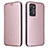 Coque Portefeuille Livre Cuir Etui Clapet L04Z pour Realme GT Neo2 5G Or Rose