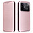 Coque Portefeuille Livre Cuir Etui Clapet L04Z pour Realme GT Neo5 240W 5G Or Rose