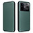 Coque Portefeuille Livre Cuir Etui Clapet L04Z pour Realme GT Neo5 240W 5G Vert