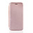 Coque Portefeuille Livre Cuir Etui Clapet L04Z pour Realme Q2i 5G Or Rose