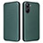 Coque Portefeuille Livre Cuir Etui Clapet L04Z pour Realme Q5x 5G Vert